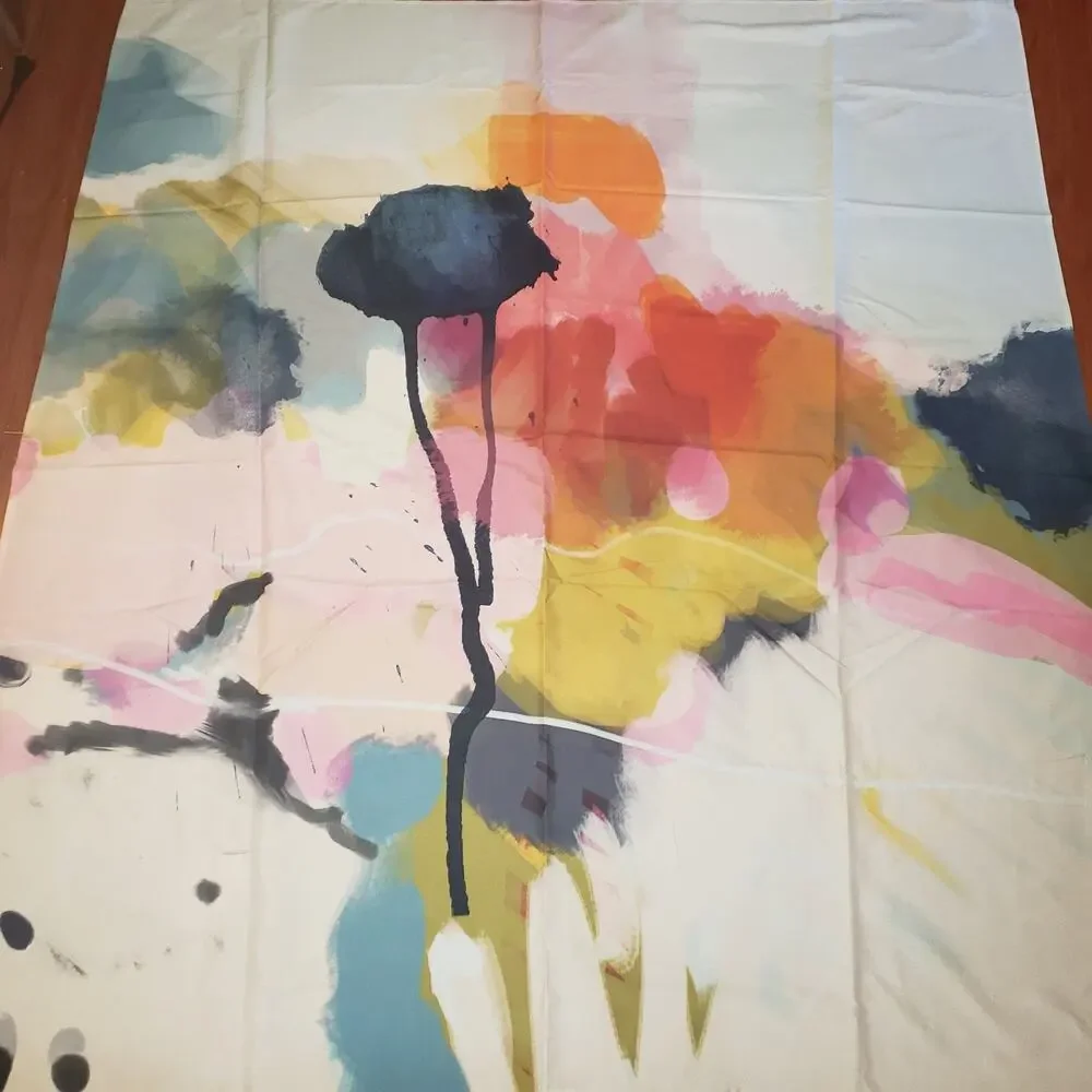 Society6 Flower Abstract Fabric Panel Wall Hanging Home Art Decor 58